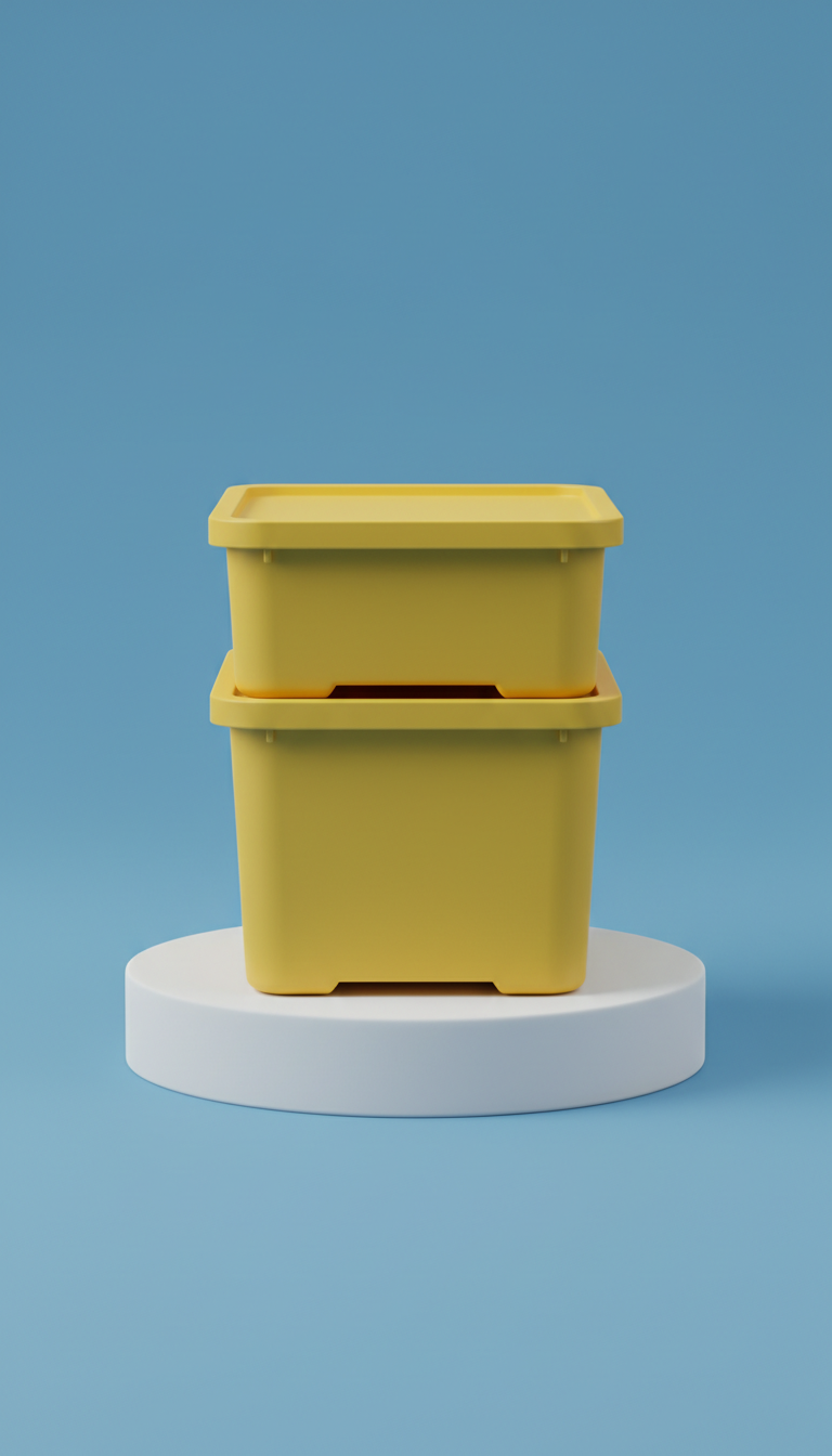 Stackable Modular Storage Bin