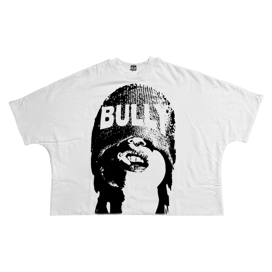Bully Streetwear Cropped Boxy Tee 280 GSM Heavyweight Short Sleeve Tee For Streetwear Fans