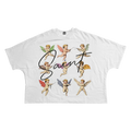 Cherubs Streetwear Cropped Boxy Tee Cotton True To Size 280 GSM Relaxed Fit Streetwear Essential