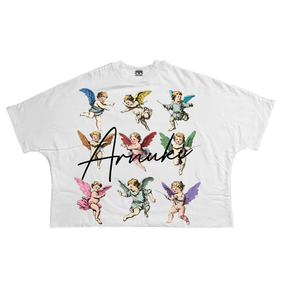 Cherubs V2 Streetwear Cropped Boxy Tee Cotton For A Soft Breathable Fit 280GSM